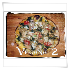 Vegana #2: Friarielli, Pomodorino, Funghi porcini, carciofi, aglio, granella di pistacchio