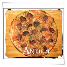 Antica: acciughe, pomodoro, olive, prezzemolo, origano, aglio,peperoncino, mollica